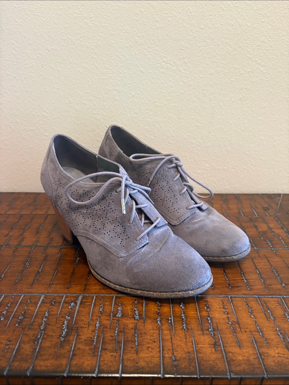 Dr. Scholl's Grey Oxford Heels Size 9.5